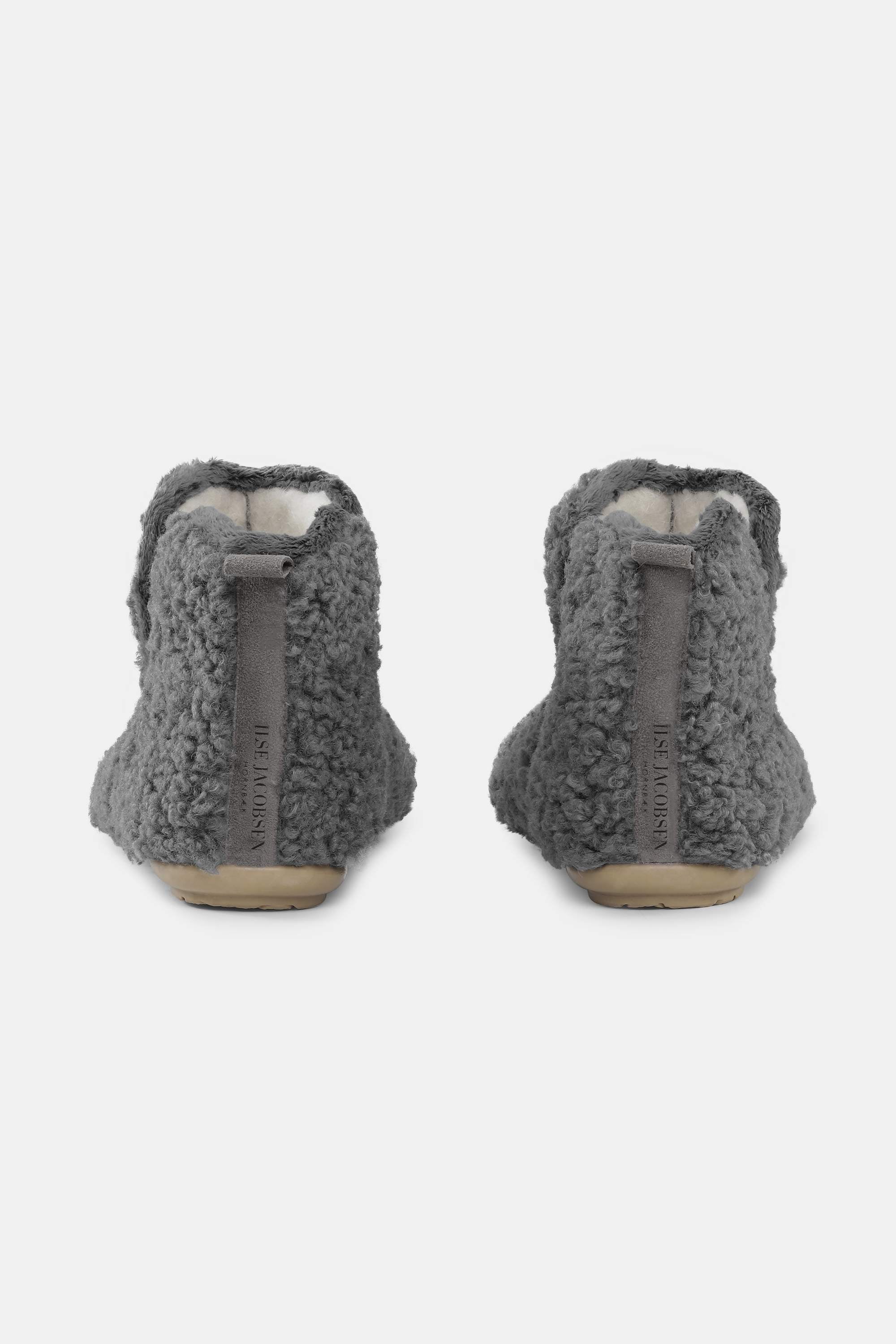 Cosy Ankle Boot - Grey Wheat